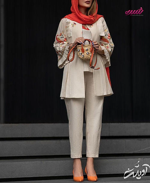 استایل تابستانی با مانتو لینن